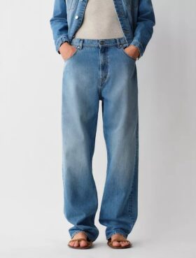 05 Düşük Bel Geniş Paça Jean