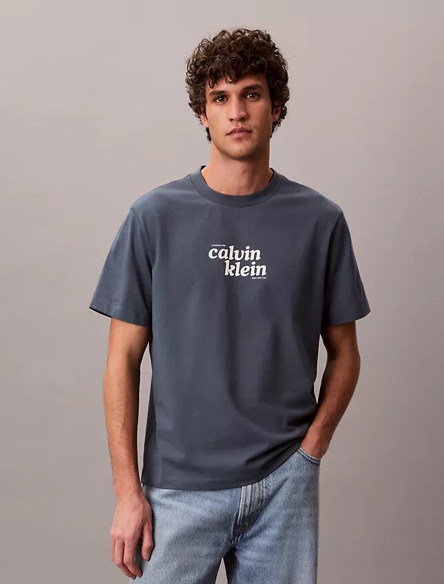 1989 Logo Grafikli Rahat Tişört 1989 Logo Grafikli Rahat Tişört
