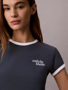 1989 Logo Slim Ringer Tişört