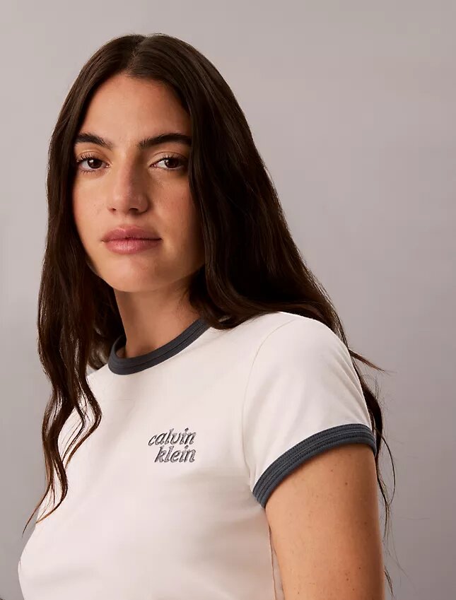 1989 Logo Slim Ringer Tişört 1989 Logo Slim Ringer Tişört