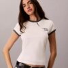 1989 Logo Slim Ringer Tişört 1989 Logo Slim Ringer Tişört