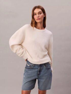 90’lar 6 inç Denim Şort