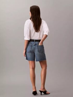 90’lar 6 inç Denim Şort