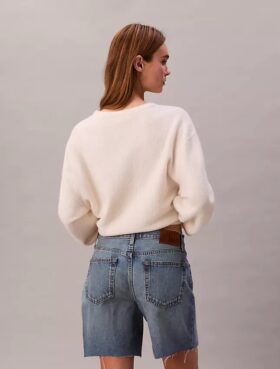 90’lar 6 inç Denim Şort