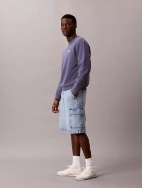 90’lar Denim Kargo Şort