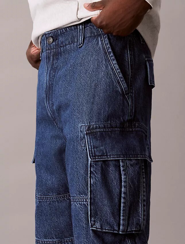 90’lar Denim Kargo Şort 90’lar Denim Kargo Şort