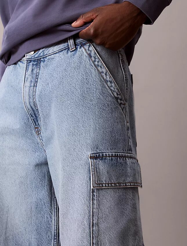 90’lar Denim Kargo Şort 90’lar Denim Kargo Şort