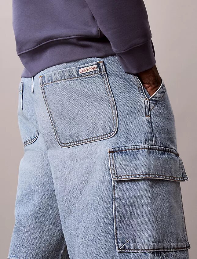 90’lar Denim Kargo Şort 90’lar Denim Kargo Şort