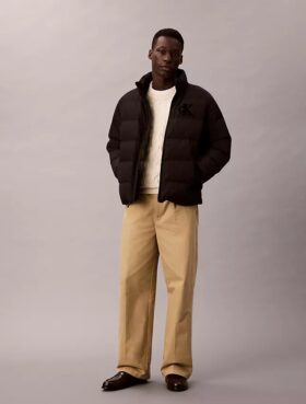 90s Straight Düz Pileli Chino Pantolon