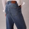 90s Straight Pamuk Keten Jeanler