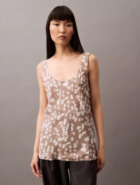 Akıcı Desenli Tank Top