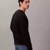 Allover Emblem Logo Ribbed Sweater