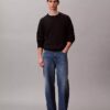 Allover Emblem Logo Ribbed Sweater