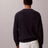 Allover Emblem Logo Ribbed Sweater