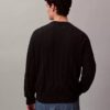 Allover Emblem Logo Ribbed Sweater
