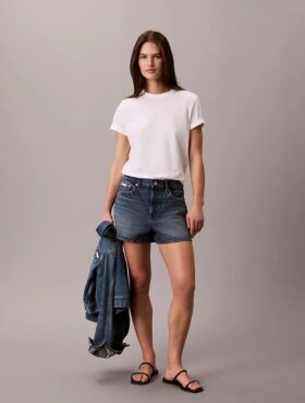 Allover Faded Monogram Klasik Tişört