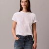Allover Faded Monogram Klasik Tişört