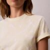 Allover Faded Monogram Klasik Tişört Allover Faded Monogram Klasik Tişört