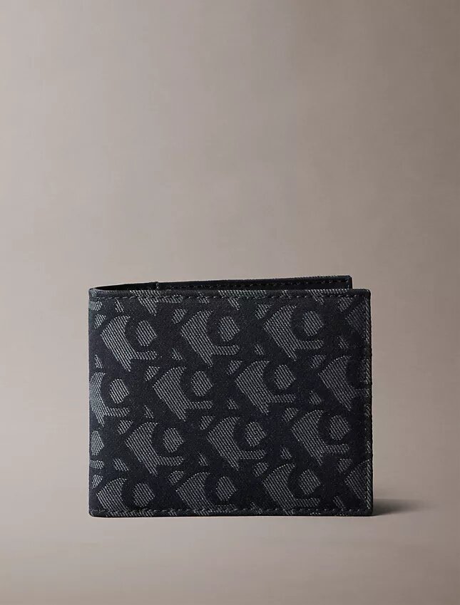 Allover Monogram İkiye Katlanan Cüzdan Allover Monogram İkiye Katlanan Cüzdan