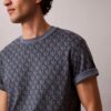 Allover Monogram Rahat Tişört Allover Monogram Rahat Tişört