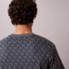 Allover Monogram Rahat Tişört Allover Monogram Rahat Tişört