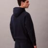 Amblem Logolu Havlu Kapüşonlu Sweatshirt