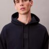 Amblem Logolu Havlu Kapüşonlu Sweatshirt