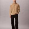 Amblem Logolu Yün Karışımlı Kapüşonlu Sweatshirt