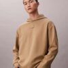 Amblem Logolu Yün Karışımlı Kapüşonlu Sweatshirt
