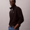 Arşiv Logolu Fleece Çeyrek Fermuarlı Sweatshirt