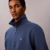 Arşiv Logolu Fleece Çeyrek Fermuarlı Sweatshirt