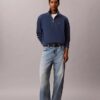 Arşiv Logolu Fleece Çeyrek Fermuarlı Sweatshirt