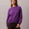Arşiv Logolu Fleece Rahat Sweatshirt Arşiv Logolu Fleece Rahat Sweatshirt