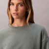 Arşiv Logolu Fleece Rahat Sweatshirt Arşiv Logolu Fleece Rahat Sweatshirt