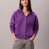 Arşiv Logolu Fransız Teri Fermuarlı Kapüşonlu Sweatshirt Arşiv Logolu Fransız Teri Fermuarlı Kapüşonlu Sweatshirt
