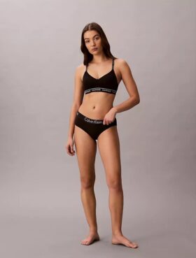 Arşiv Logolu Hafif Astarlı Tel Sızdırmaz Bralette