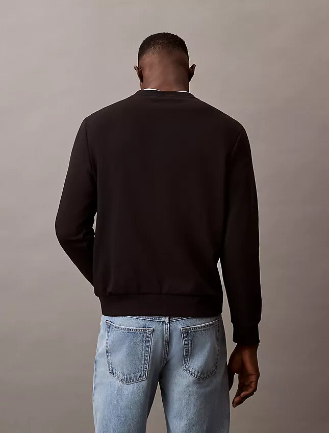 Arşiv Logolu Polar Bisiklet Yaka Sweatshirt Arşiv Logolu Polar Bisiklet Yaka Sweatshirt
