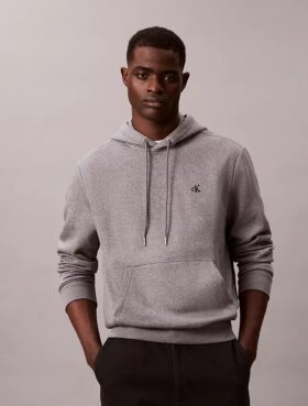 Arşiv Logolu Polar Kapüşonlu Sweatshirt