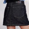 Asimetrik Bel Denim Mini Etek Asimetrik Bel Denim Mini Etek