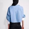 Asimetrik Bel Denim Mini Etek Asimetrik Bel Denim Mini Etek