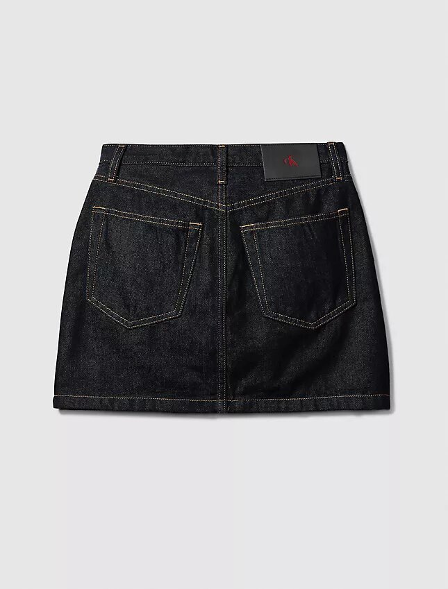 Asimetrik Bel Denim Mini Etek Asimetrik Bel Denim Mini Etek