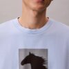 Ay Yeni Yılı Grafikli Bol Kesim Tişört Ay Yeni Yılı Grafikli Bol Kesim Tişört