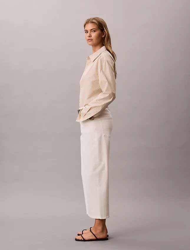 Barrel Leg Cropped Pantolonlar Barrel Leg Cropped Pantolonlar