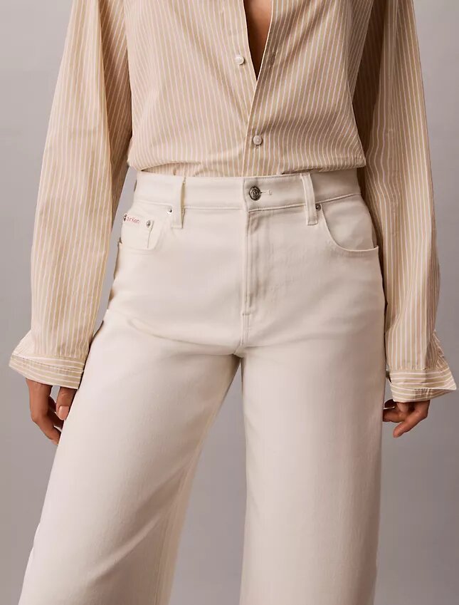 Barrel Leg Cropped Pantolonlar Barrel Leg Cropped Pantolonlar