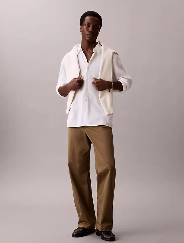Bol Pamuklu Cotton Stretch Pantolon Bol Pamuklu Cotton Stretch Pantolon