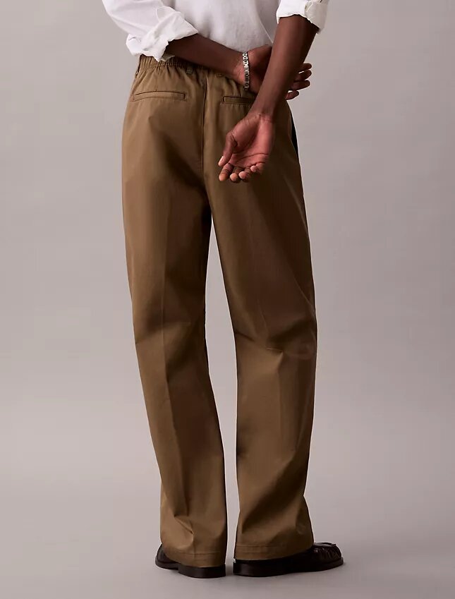 Bol Pamuklu Cotton Stretch Pantolon Bol Pamuklu Cotton Stretch Pantolon
