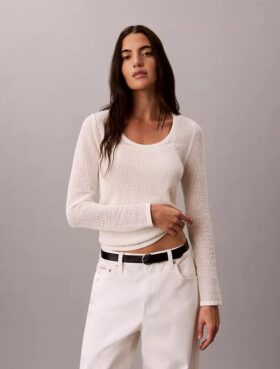 Boucle Pointelle Üst Giyim