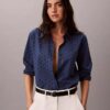 Broderie Anglaise Düğmeli Gömlek Broderie Anglaise Düğmeli Gömlek
