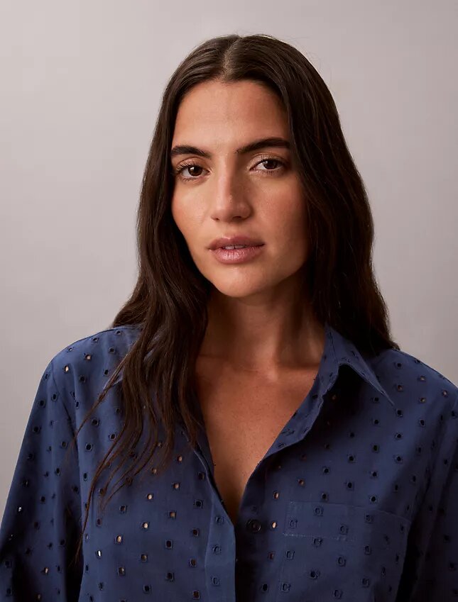 Broderie Anglaise Düğmeli Gömlek Broderie Anglaise Düğmeli Gömlek