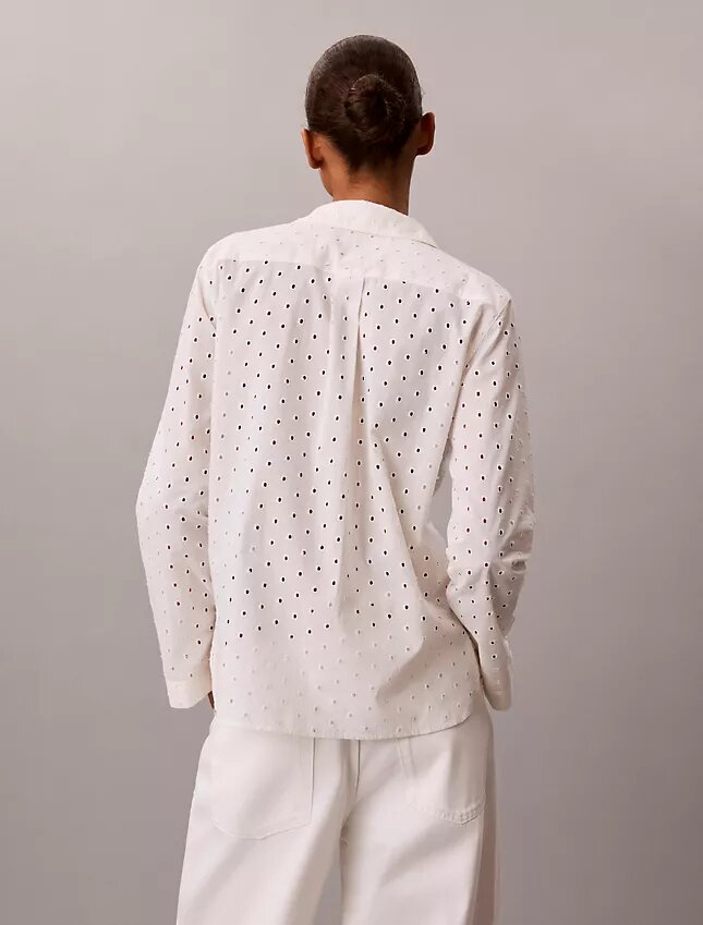 Broderie Anglaise Düğmeli Gömlek Broderie Anglaise Düğmeli Gömlek